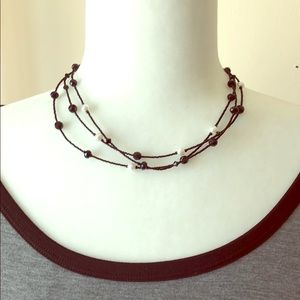 WH/BM Beaded Necklace